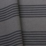 Jacquard Nativo Renglon Gris Roca Negro